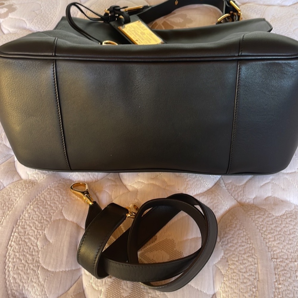 Ralph Lauren Black Leather Tiffin bag - Picture 3 of 11
